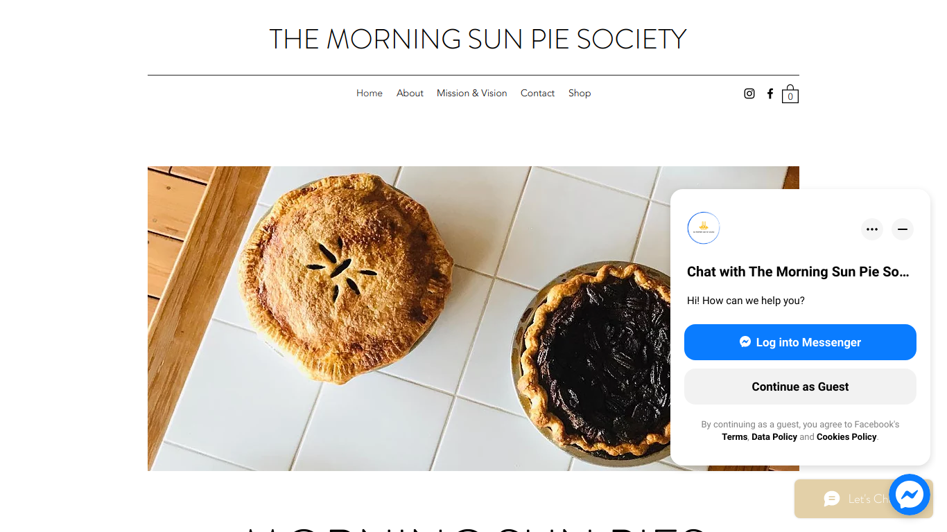 The Morning Sun Pie Society - La Crescent, MN